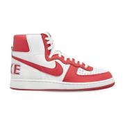 Terminator High - Rode Leren Sneakers Nike , Red , Heren