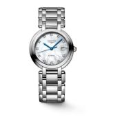 Primaluna Automatisch Wit Moeder van Parel Diamanten Horloge Longines ...