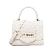 Gewatteerde handtas voor vrouwen Love Moschino , White , Dames