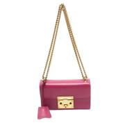 Pre-owned Leather gucci-bags Gucci Vintage , Pink , Dames