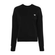 Zwarte Sweaters met 317 Logo Classic Chiara Ferragni Collection , Blac...