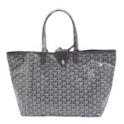 Pre-owned Leather totes Goyard Vintage , Gray , Dames