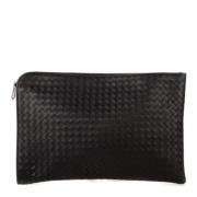 Pre-owned Leather handbags Bottega Veneta Vintage , Black , Dames