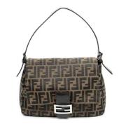 Pre-owned Canvas fendi-bags Fendi Vintage , Brown , Dames