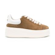 Moby Be Kind Lage Sneakers ASH , Brown , Dames