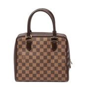 Pre-owned Canvas handbags Louis Vuitton Vintage , Brown , Dames