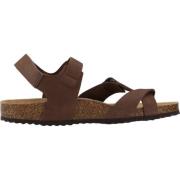 Stijlvolle platte sandalen voor vrouwen Geox , Brown , Dames