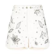Geborduurde witte shorts met verfijnde details Isabel Marant , White ,...