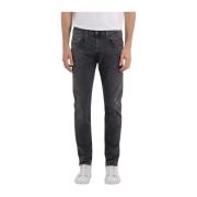 Slim Fit Anbass Jeans Replay , Gray , Heren