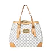 Pre-owned Fabric louis-vuitton-bags Louis Vuitton Vintage , White , Da...