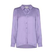 Blouse met Klieke Kraag en Knoopsluiting Fabienne Chapot , Purple , Da...