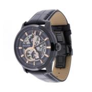 Sutton Scheleton Horloge Bulova , Black , Heren