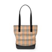 Pre-owned Canvas totes Burberry Vintage , Beige , Dames