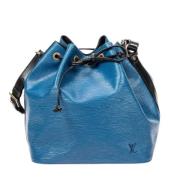 Pre-owned Leather louis-vuitton-bags Louis Vuitton Vintage , Blue , Da...