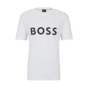 Klassiek T-Shirt Boss , White , Heren