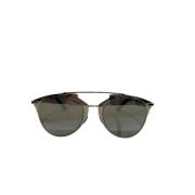 Pre-owned Metal sunglasses Dior Vintage , Gray , Dames