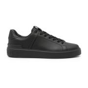 Zwarte Sneakers B-Court-Calfskin Balmain , Black , Heren