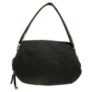 Pre-owned Canvas shoulder-bags Armani Pre-owned , Black , Dames