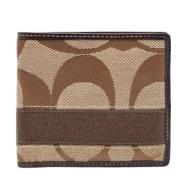 Pre-owned Canvas wallets Coach Pre-owned , Beige , Dames