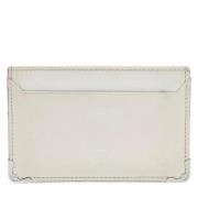 Pre-owned Leather wallets Cartier Vintage , White , Dames