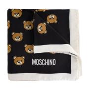 Zijden sjaal Moschino , Black , Unisex