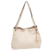 Pre-owned Leather shoulder-bags Michael Kors Pre-owned , Beige , Dames