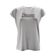 Witte T-shirts en Polos Herno , White , Dames
