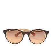 Pre-owned Acetate sunglasses Armani Pre-owned , Brown , Dames