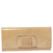 Pre-owned Leather wallets Miu Miu Pre-owned , Beige , Dames