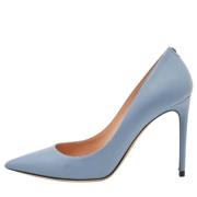 Pre-owned Leather heels Valentino Vintage , Blue , Dames