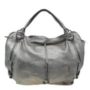 Pre-owned Leather handbags Celine Vintage , Gray , Dames