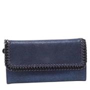 Pre-owned Canvas wallets Stella McCartney Pre-owned , Blue , Dames