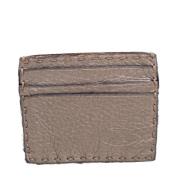 Pre-owned Leather wallets Fendi Vintage , Gray , Dames