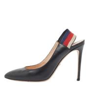 Pre-owned Leather heels Gucci Vintage , Black , Dames