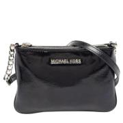 Pre-owned Leather shoulder-bags Michael Kors Pre-owned , Black , Dames