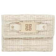 Pre-owned Canvas wallets Givenchy Pre-owned , White , Dames