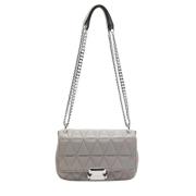 Pre-owned Leather shoulder-bags Michael Kors Pre-owned , Gray , Dames