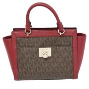 Pre-owned Coated canvas handbags Michael Kors Pre-owned , Brown , Dame...