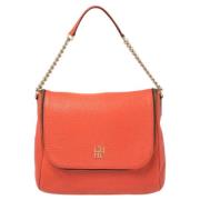 Pre-owned Leather handbags Carolina Herrera Pre-owned , Orange , Dames