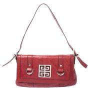 Pre-owned Leather shoulder-bags Givenchy Pre-owned , Red , Dames