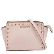 Pre-owned Leather shoulder-bags Michael Kors Pre-owned , Pink , Dames