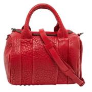 Pre-owned Leather handbags Alexander Wang Pre-owned , Red , Dames