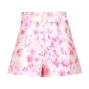 Satijnen Shorts met Abstracte Print Philosophy di Lorenzo Serafini , M...