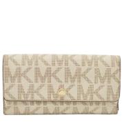 Pre-owned Coated canvas wallets Michael Kors Pre-owned , White , Dames