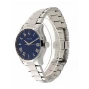 Wilton Blauw Stalen Horloge Bulova , Blue , Dames