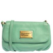 Pre-owned Leather shoulder-bags Marc Jacobs Pre-owned , Green , Dames