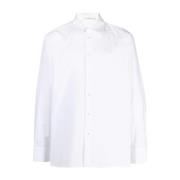 Klassiek Wit Katoenen Overhemd The Row , White , Heren