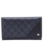 Pre-owned Coated canvas wallets Gucci Vintage , Black , Dames