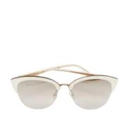 Pre-owned Acetate sunglasses Dior Vintage , White , Dames