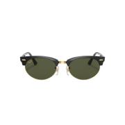 Clubmaster Oval Legend Goud Ray-Ban , Green , Dames